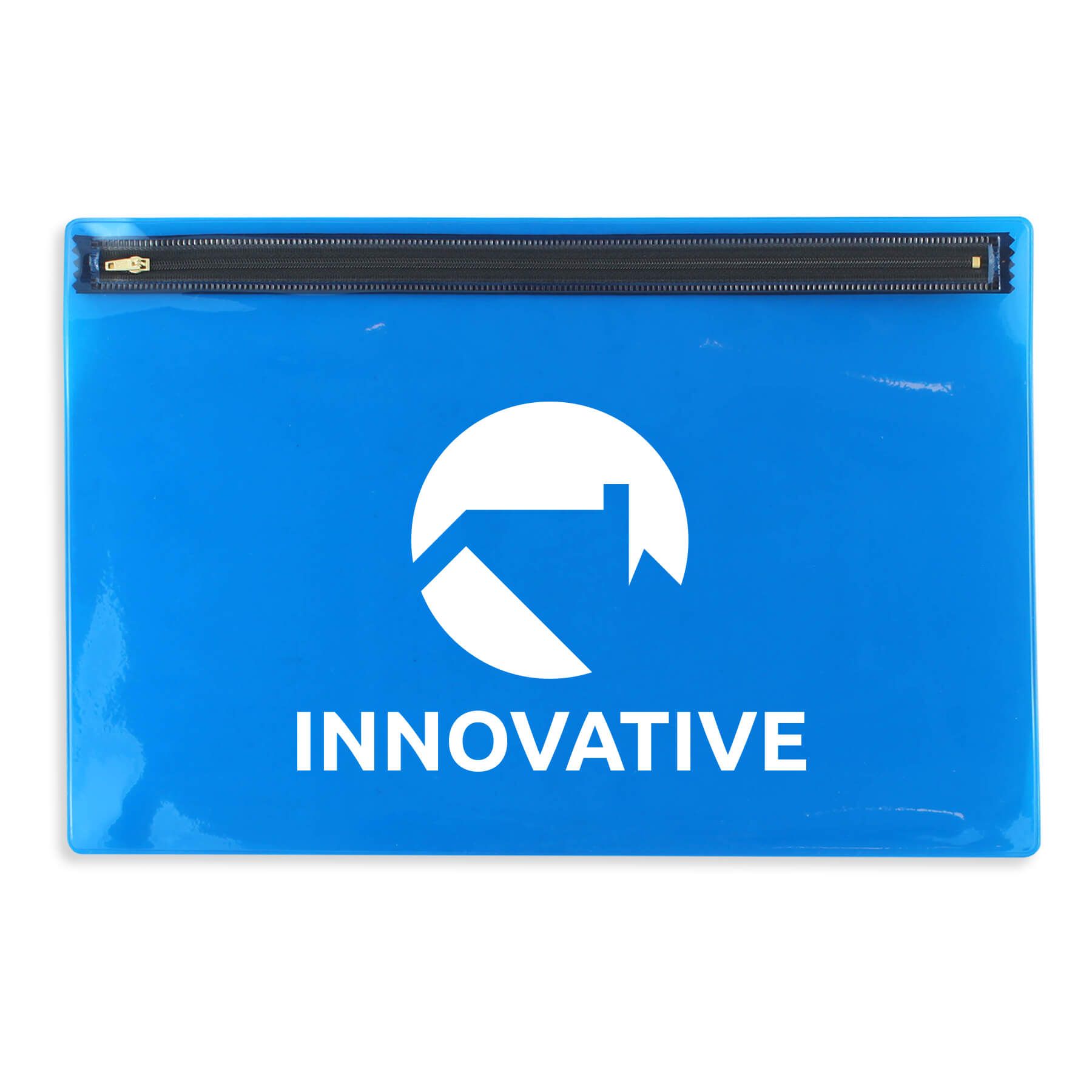 6060F60         - Translucent Vinyl Nylon Zipper Portfolio                              